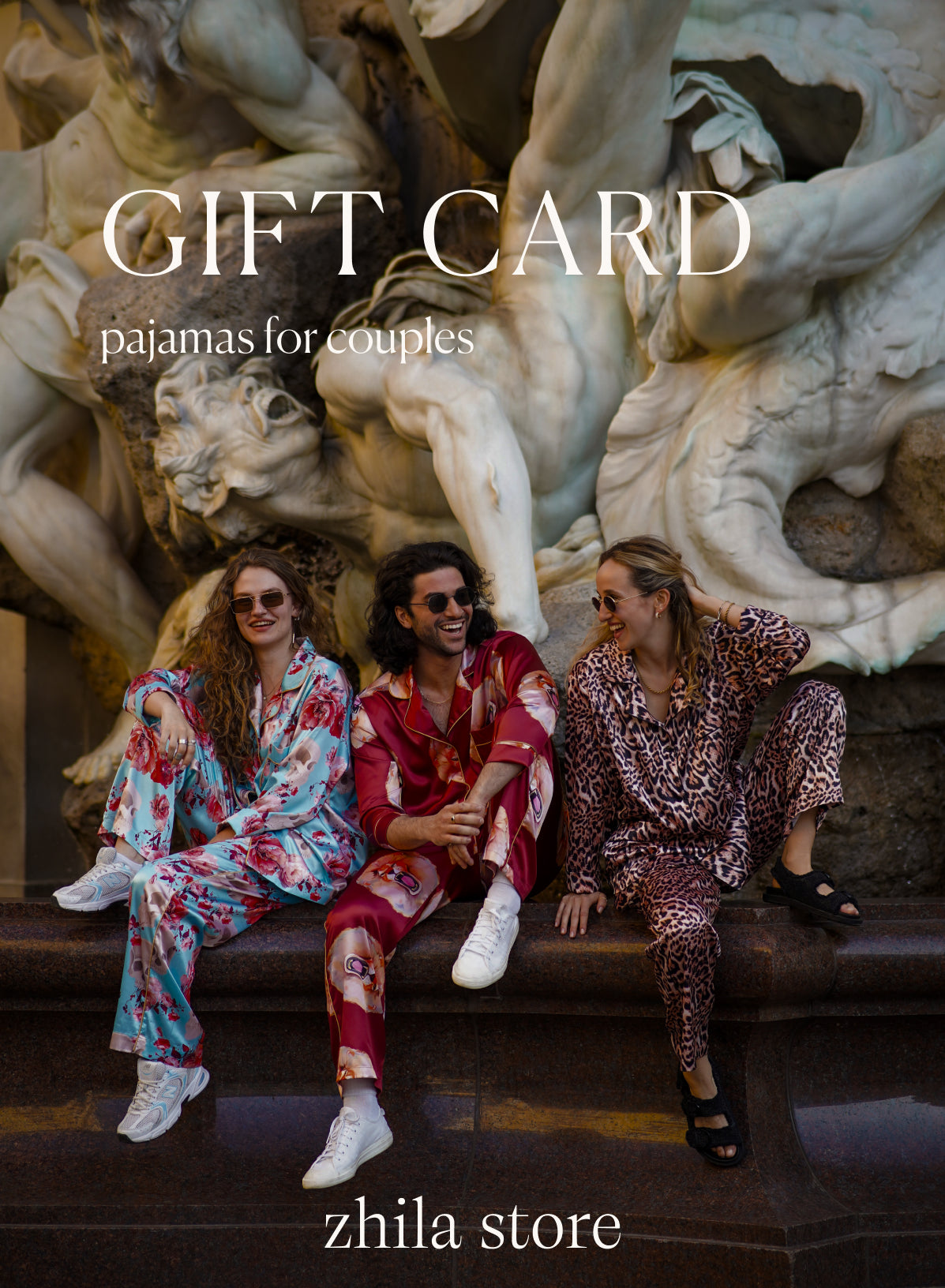 Gift card Pajamas for couples